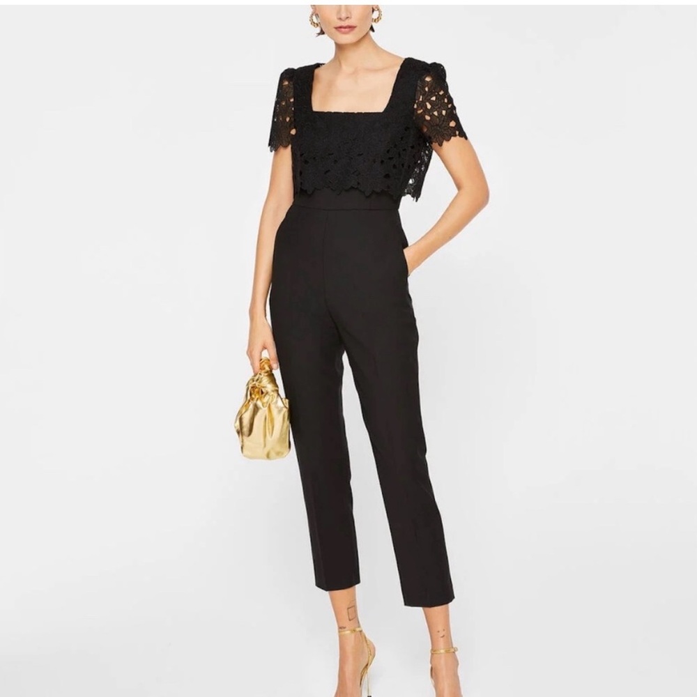 Club Monaco Lace Layered Jumpsuit